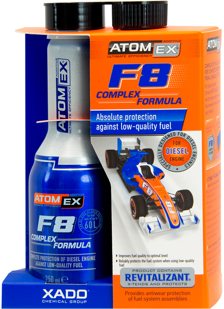 Захист дизельного двигуна Atomex F8 Complex Formula Diesel 250 мл (XA 40213_10) від Rozetka на платформі USKIDKA Акція на Захист дизельного двигуна Atomex F8 Complex Formula Diesel 250 мл (XA 40213_10) від Rozetka