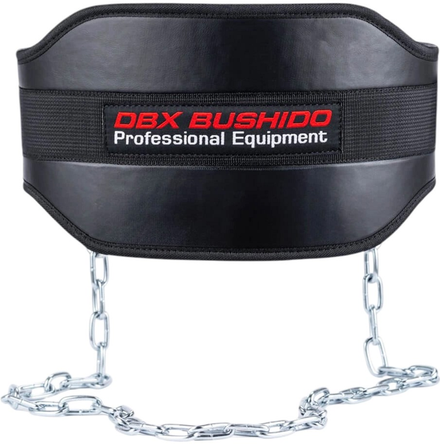 Пояс обтяжувальний з ланцюгом Bushido Dip Belt DB2 (5904639192929) - зображення 1