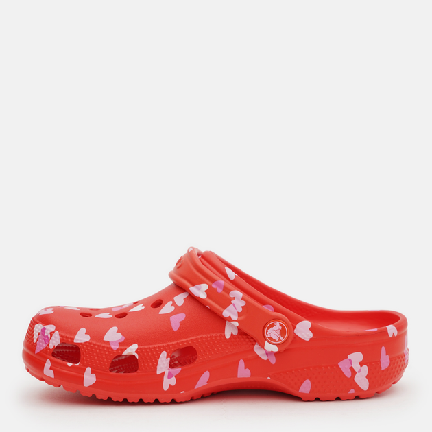 Жіночі крокси Crocs Classic Vday Clog ChR 209682-6ZR 36-37 (M4/W6) 22 см Cherry Red (198445107221) - зображення 3
