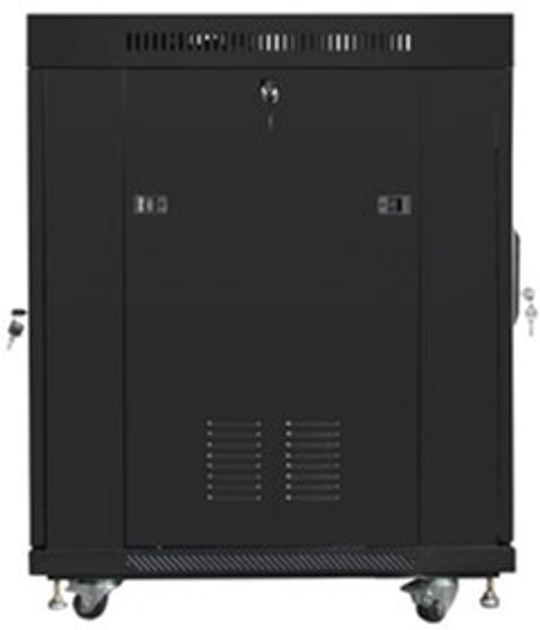 Szafa stojąca serwerowa Lanberg 19" 15U 600x800 Black (FF01-6815-12BL) - obraz 5