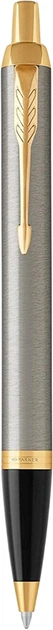 Zestaw Parker IM Brushed Metal GT Długopis + Długopis Rollerball Czarne (3026980932176) - obraz 4