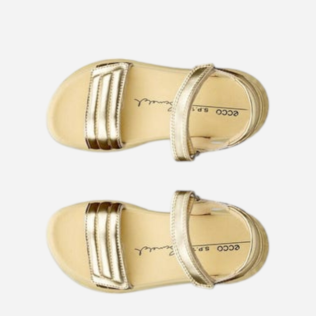 Sandały młodzieżowe dla dziewczynki skórzane Ecco SP.1 Lite Sandal K 71217361132 38 Złote (194891749671) - obraz 5