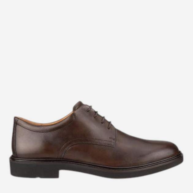 Buty derby męskie skórzane Ecco Metropole London 52560401482 46 Ciemnobrązowe (194891326636) - obraz 5