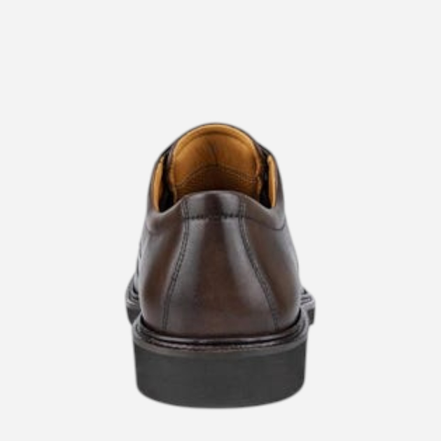 Buty derby męskie skórzane Ecco Metropole London 52560401482 46 Ciemnobrązowe (194891326636) - obraz 7