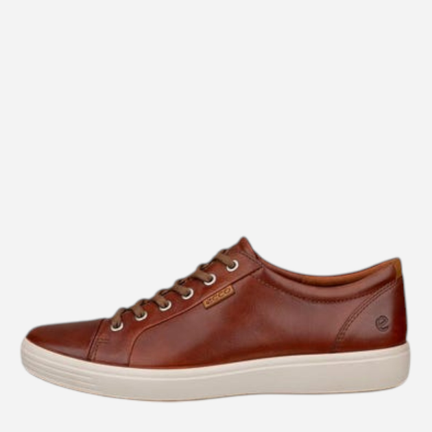 Чоловічі кеди низькі Ecco Soft 7 M 43000401053 45 Коричневі (194891586566) - зображення 1