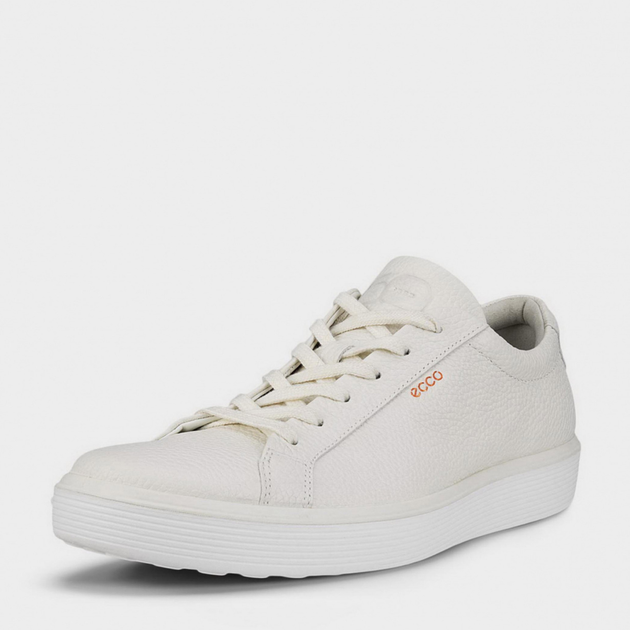 Sneakersy męskie skórzane do kostki Ecco Soft 60 M 58240401007 47 Białe (194891256100) - obraz 3