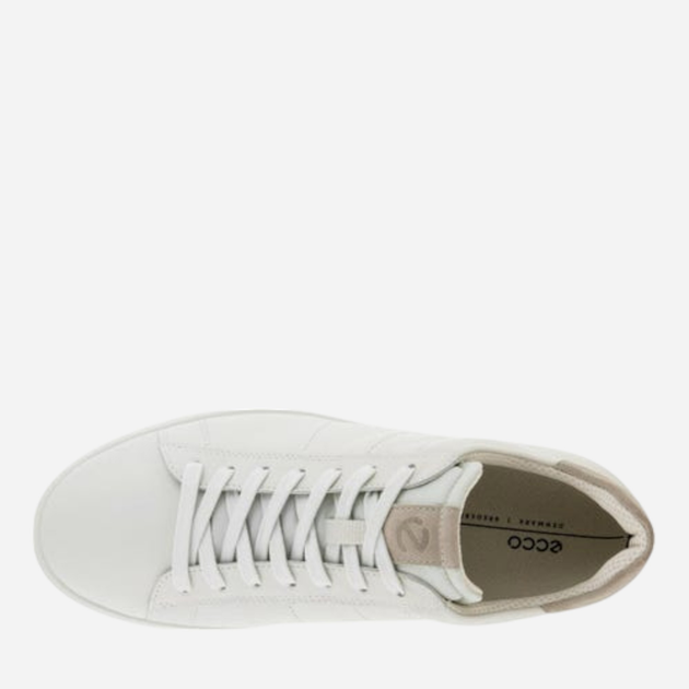 Sneakersy męskie skórzane ECCO Street Lite 52130458336 46 Białe (194890644120) - obraz 10