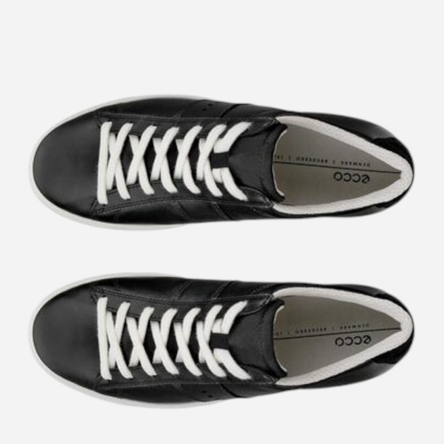 Sneakersy damskie skórzane do kostki Ecco Street Lite W 21280351052 36 Czarne (194890632066) - obraz 9