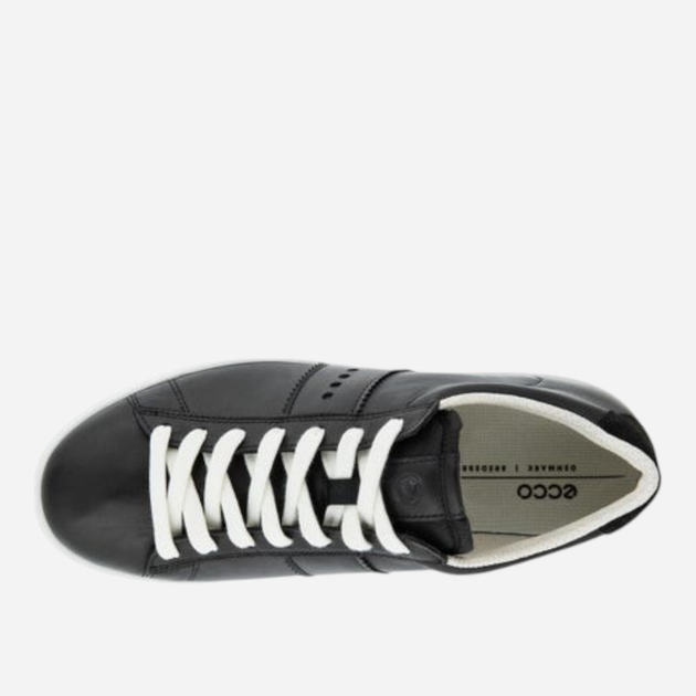 Sneakersy damskie skórzane do kostki Ecco Street Lite W 21280351052 36 Czarne (194890632066) - obraz 10