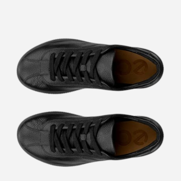 Sneakersy damskie skórzane do kostki Ecco Soft Zero W 22026301001 39 Czarne (194891602426) - obraz 5