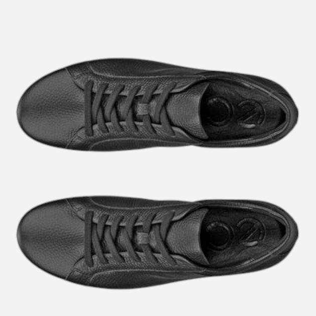 Sneakersy damskie skórzane do kostki Ecco Soft 60 W 21920301001 36 Czarne (194891254571) - obraz 6