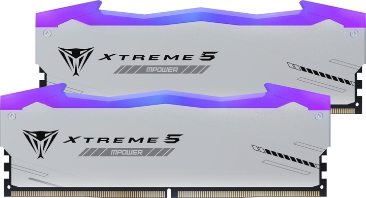 Pamięć RAM Patriot DDR5-6400 32768MB PC5-51200 (Kit of 2x16384) Viper Xtreme 5 MPower RGB Black (PVXR532G64C32KM) - obraz 2