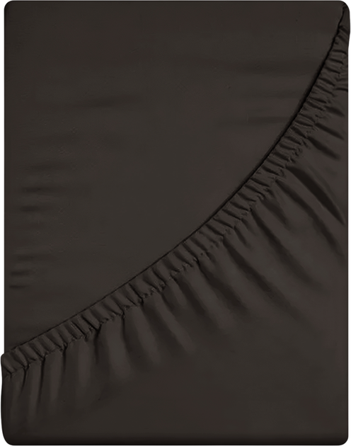 Набор Good-Dream Простынь на резинке 70х190 см + 2 наволочки 50х70 см microfiber Brown (GDBSMBR070190) - изображение 4