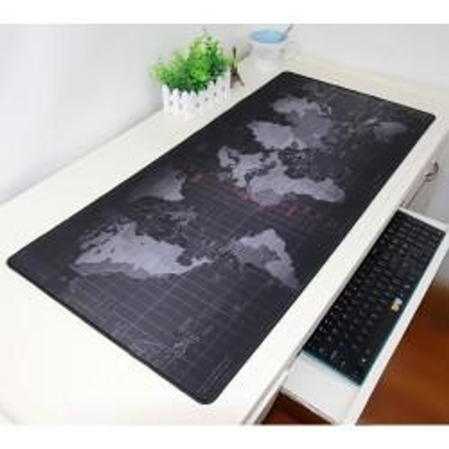 Коврик для мишки Карта світу 900*400*3мм World Map килимок для ПК - зображення 2