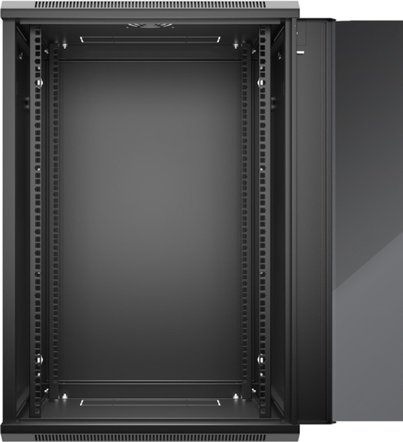 Серверна підвісна шафа Netrack 19" 18U 600x450 Black (019-180-645-022) - зображення 3