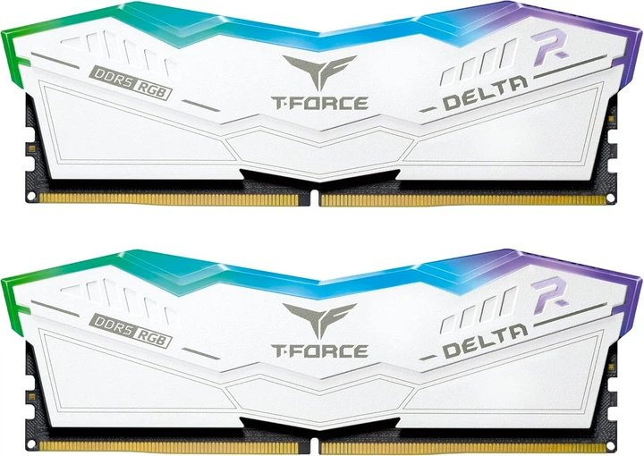 Pamięć RAM Team Group DDR5-6000 65536MB PC5-48000 (Kit of 2x32768) Delta RGB White (FF4D564G6000HC38ADC01) - obraz 6
