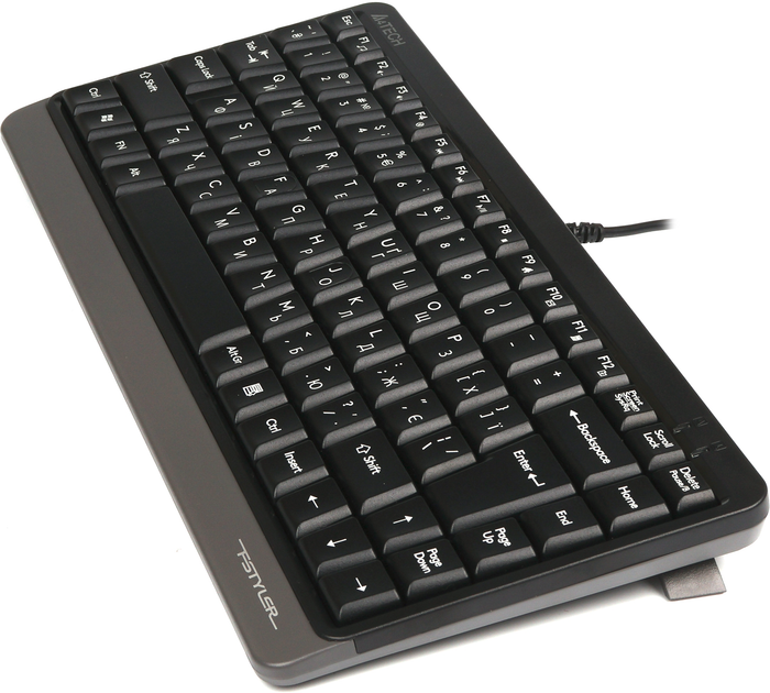 Клавиатура проводная A4Tech FKS11 USB Grey/Black (4711421960458) - изображение 5