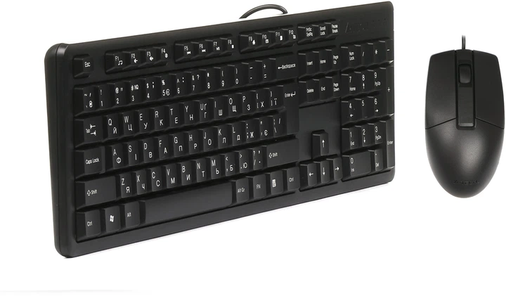 Комплект проводной A4Tech KK-3330 Black (4711421961851) - изображение 3