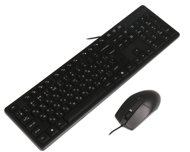 Комплект проводной A4Tech KK-3330 Black (4711421961851) - изображение 4