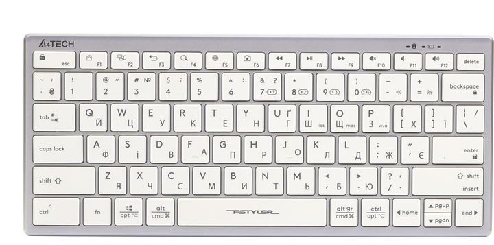 Клавиатура беспроводная A4Tech FBX51C Wireless White (4711421972987) - изображение 1