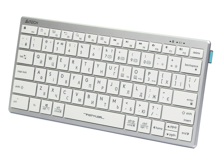 Клавиатура беспроводная A4Tech FBX51C Wireless White (4711421972987) - изображение 2