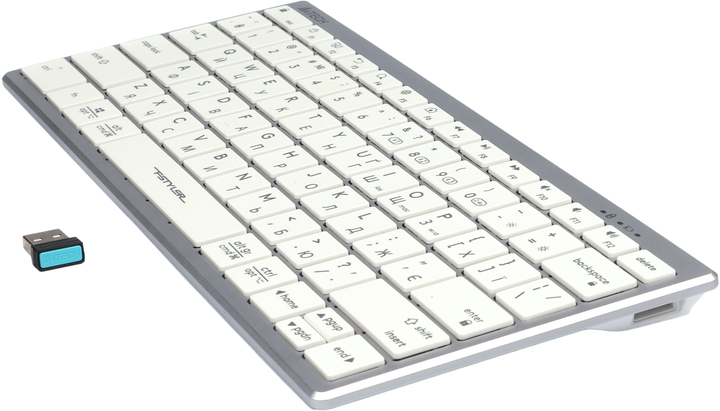 Клавиатура беспроводная A4Tech FBX51C Wireless White (4711421972987) - изображение 5