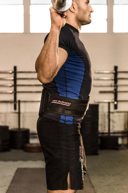 Пояс для бодібілдингу Bushido ARW-718 S Black (5902539012187) - зображення 7