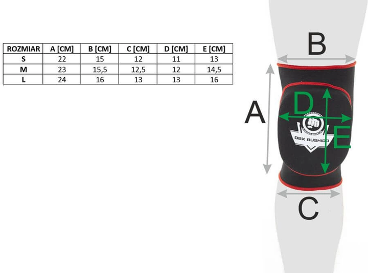 Ochraniacz na kolana Bushido ARP-2109 L (5902539019032) - obraz 6