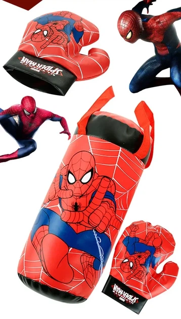 Боксерский набор детский (груша с перчатками) «Spider man» - Фото 3 Боксерский набор детский (груша с перчатками) «Spider man» - изображение 3