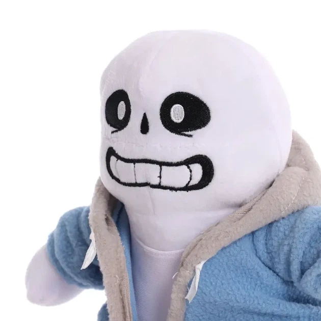 М'яка іграшка Санс (Sans) герой гри Undertale 22 см - Фото 5 М'яка іграшка Санс (Sans) герой гри Undertale 22 см - зображення 5