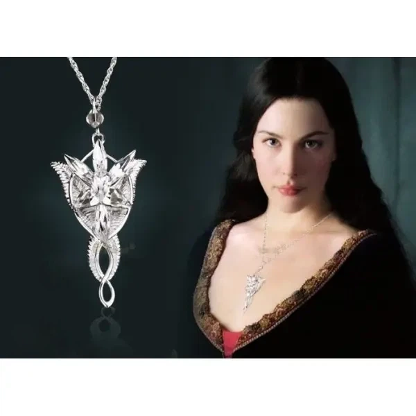 Кулон Арвен Евенстар 50 см. Подвеска Arwen Evenstar. Кулон из фильма Властелин Колец (Lord of The Rings) - изображение 3
