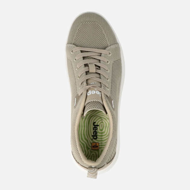 Sneakersy męskie Jeep JM51020A-025 40 26.9 cm Szare (8052597159175) - obraz 4