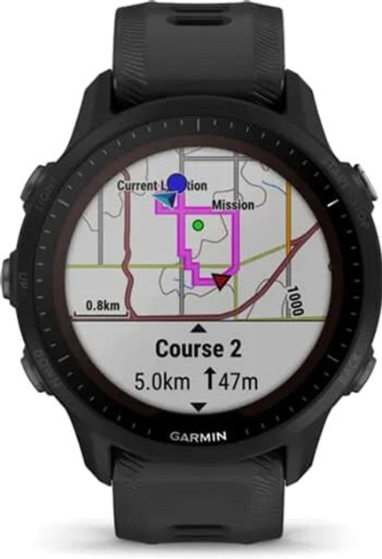 Smartwatch Garmin Forerunner 955 Solar Black (010-02638-20) - obraz 4