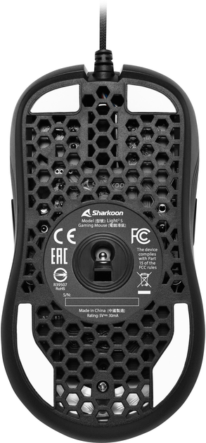 Mysz Sharkoon Light2 S USB Black (4044951029303) - obraz 5