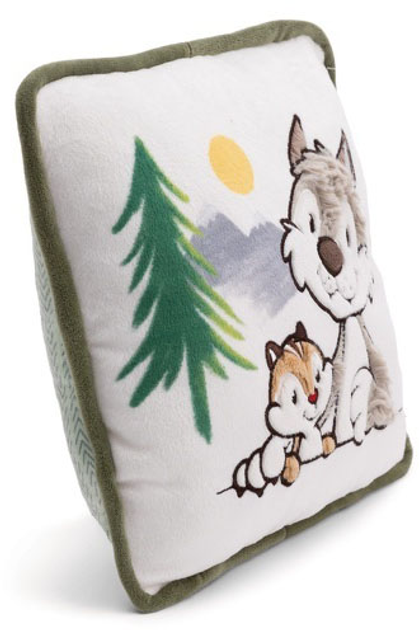 Maskotka Nici poduszka przytulanka wilk Winny i wiewiórka Jojo 25 x 25 cm 49955 (4012390499551) - obraz 3