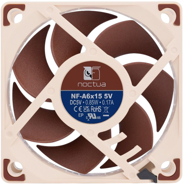 Вентилятор Noctua NF-A6x15 5V - зображення 4