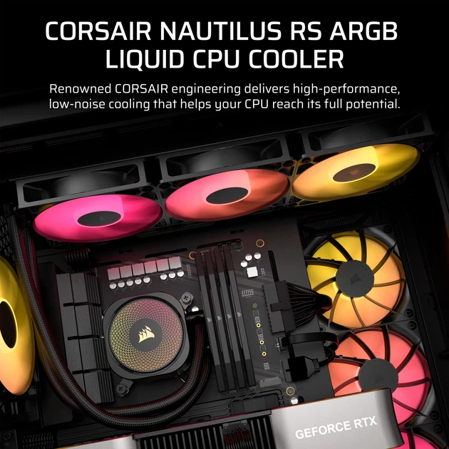 Система водяного охлаждения Corsair Nautilus 360 RS ARGB Black (CW