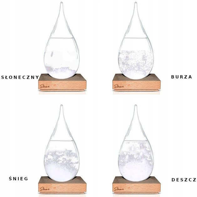 Barometr chemiczny Mikamax burzowa kropla (8719481350994) - obraz 3