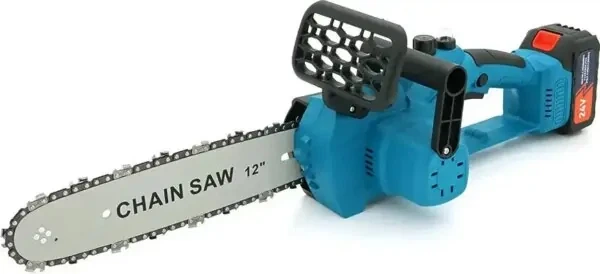 Акумуляторна ланцюгова міні електро-пила 8» Chain Saw Потужний гілкоріз із 2 акумуляторами - зображення 2