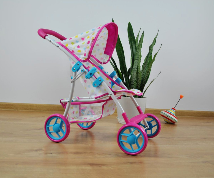 Wózek Milly Mally dla lalek Natalie Candy Różowy (5901761124958) - obraz 8
