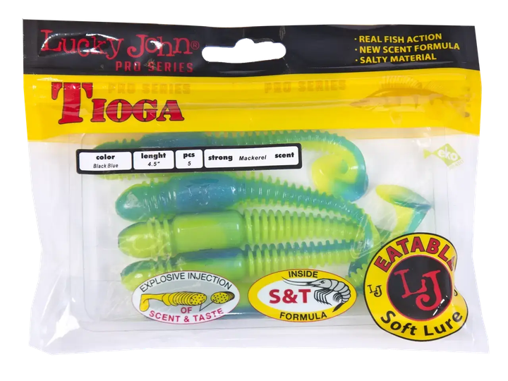 Виброхвост силікон. TIOGA LJ Pro Series 4,5 "/ T50 *5 140185-T50 - изображение 2