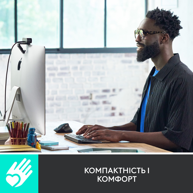 Клавіатура бездротова Logitech MX Keys Mini Wireless Illuminated UA Graphite (920-010498) - зображення 3