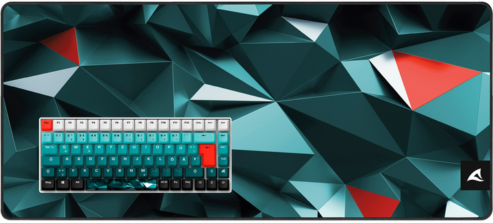 Zestaw keycapów Sharkoon SKILLER SGK50 S3 D1 i podkładka gamingowa SKILLER SGP30 XXL D1 Multicolored (4044951039739) - obraz 3