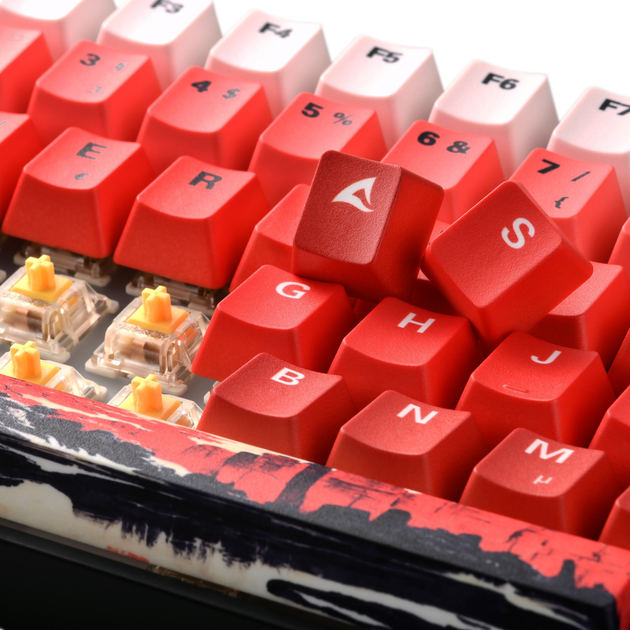 Zestaw keycapów Sharkoon SKILLER SGK50 S3 D3 i podkładka gamingowa SKILLER SGP30 XXL D3 Multicolored (4044951039753) - obraz 6