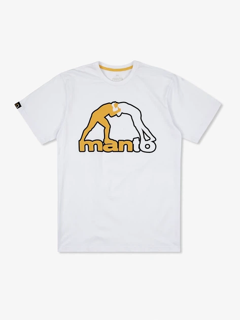 Футболка MANTO t-shirt LOGO White S - Фото 1 Футболка MANTO t-shirt LOGO White S - зображення 1