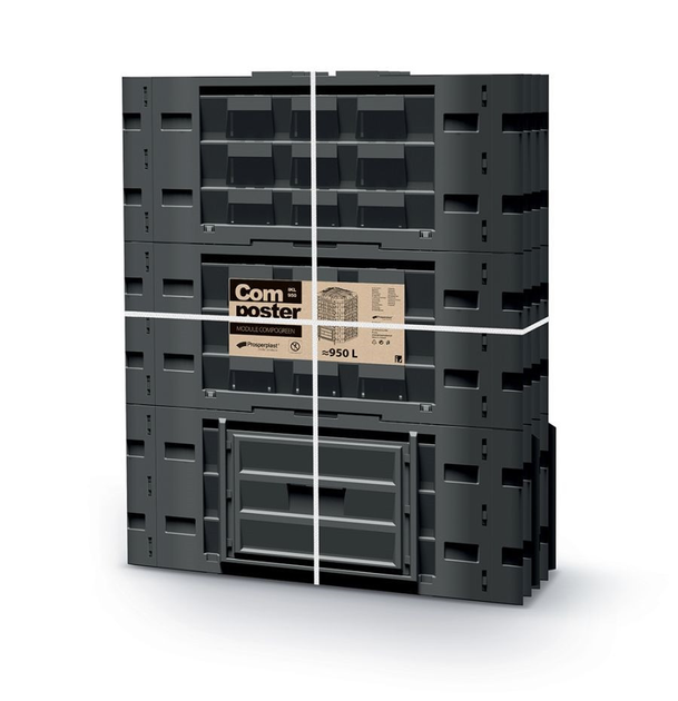 Компостер садовый 950л Prosperplast COMPOGREEN VARIO, IKL950C - изображение 4