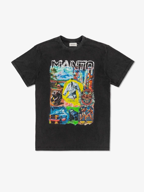 Футболка MANTO t-shirt IVO Black M - Фото 3 Футболка MANTO t-shirt IVO Black M - изображение 3
