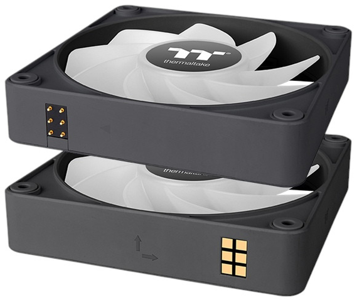 Набір з 3 вентиляторів Thermaltake CT120 EX Reverse ARGB Sync Black (CL-F192-PL12SW-A) - зображення 7