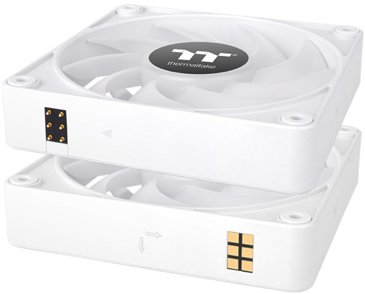 Zestaw 3 wentylatorów Thermaltake CT120 EX Reverse ARGB Sync White (CL-F194-PL12SW-A) - obraz 7