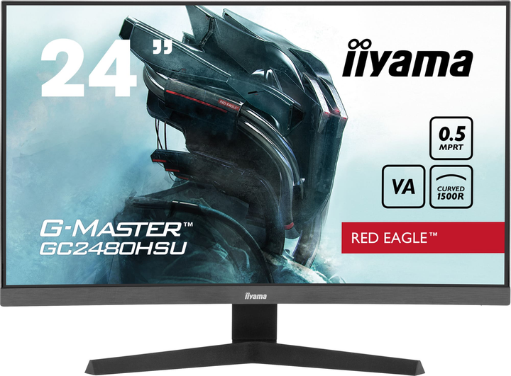 Монітор 23.6" iiyama G-Master GC2480HSU-B1 - зображення 1